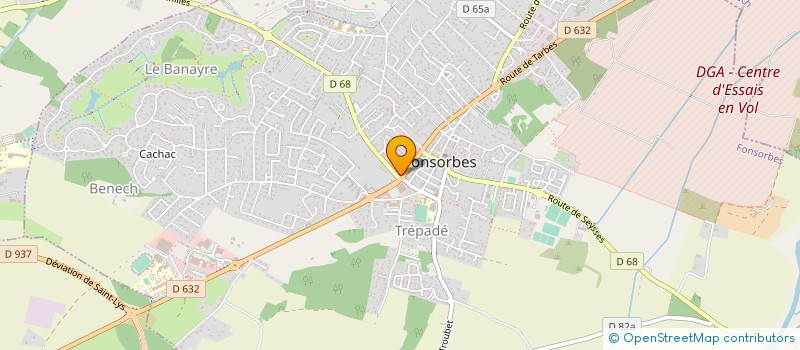 localisation de l'entreprise LAVAUR-FLORES  FONSORBES