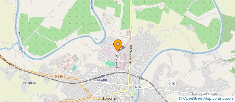 localisation de l'entreprise LAVAUR PIECES AUTOS  LAVAUR