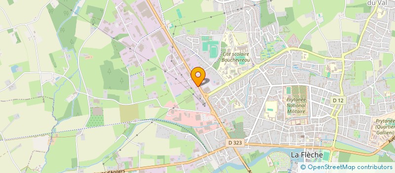 localisation de l'entreprise LAVAUTO à LA FLECHE