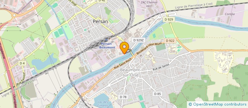 localisation de l'entreprise LAVAUTO LJC  PERSAN