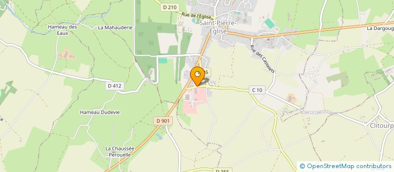 localisation de l'entreprise LAVAUTO SPE  SAINT-PIERRE-EGLISE