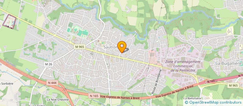 localisation de l'entreprise LAVAUX HOLDING à LA CHAPELLE-SUR-ERDRE