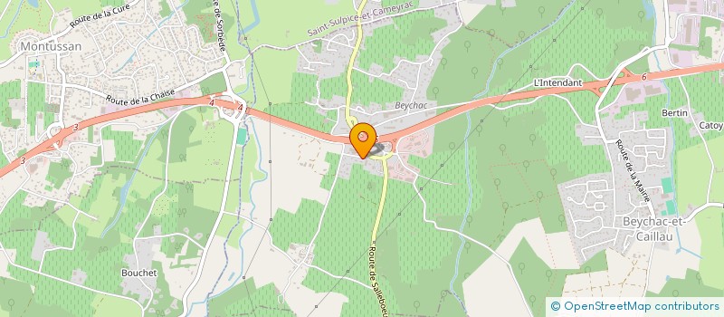 localisation de l'entreprise LAVAUZELLE  BEYCHAC-ET-CAILLAU