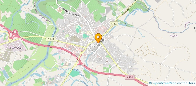 localisation de l'entreprise LAVAYRE  GIGNAC