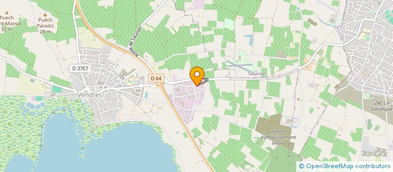 localisation de l'entreprise LAVCAMP à VENDRES