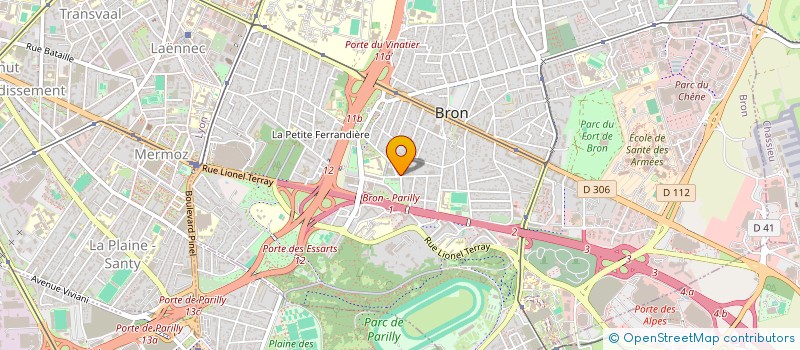 localisation de l'entreprise LAVE LIFE à BRON