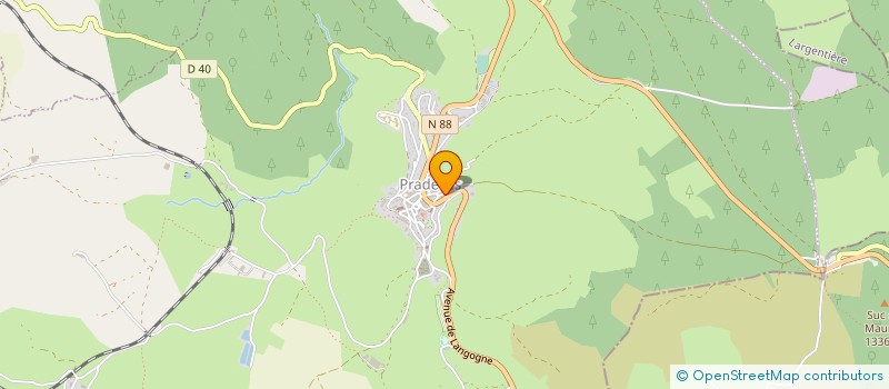 localisation de l'entreprise LAVE LOIRE ALLIER POUR VIVRE ENSEMBLE  PRADELLES