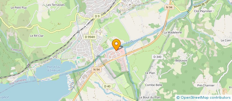 localisation de l'entreprise LAVE'MARIA  EMBRUN