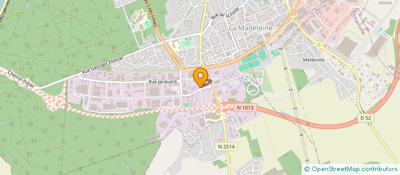 localisation de l'entreprise LAVE NET AUTO à EVREUX