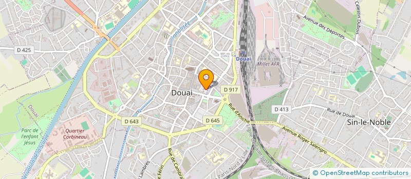 localisation de l'entreprise LAVEAUTOP à DOUAI