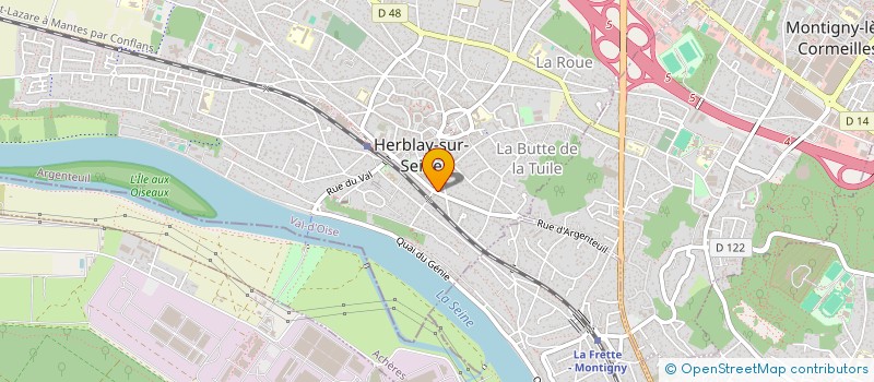 localisation de l'entreprise LAVECONET à HERBLAY-SUR-SEINE