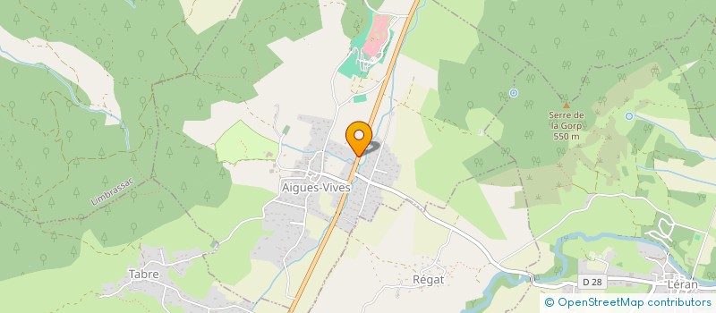 localisation de l'entreprise LAVELANET à AIGUES-VIVES