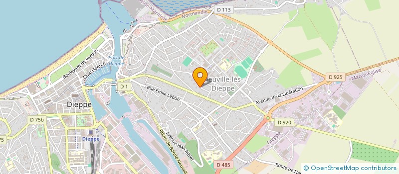 localisation de l'entreprise LAVELITE à DIEPPE