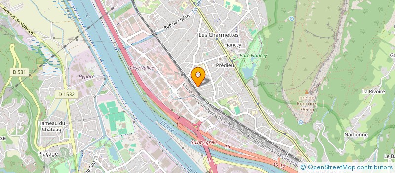 localisation de l'entreprise LAVENA  SAINT-EGREVE