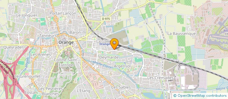 localisation de l'entreprise LAVENDINE  ORANGE