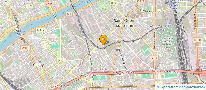 localisation de l'entreprise LAVENIR à SAINT-OUEN-SUR-SEINE