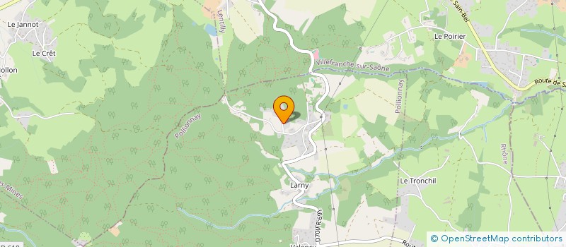 localisation de l'entreprise LAVENIR GROUP  POLLIONNAY