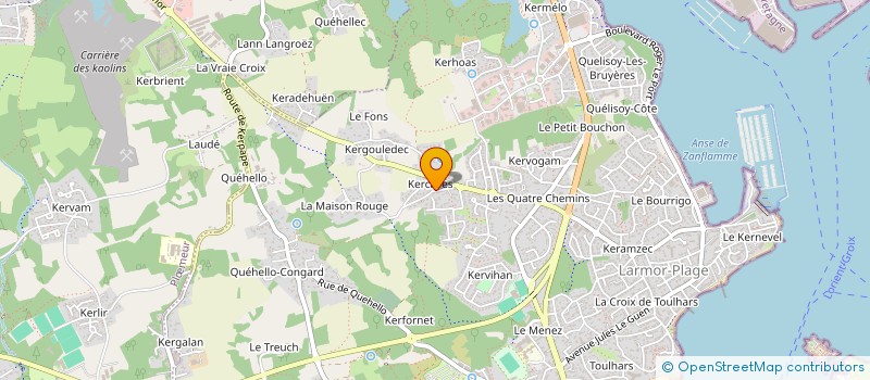 localisation de l'entreprise LAVENO  LARMOR-PLAGE