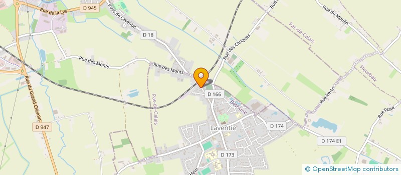 localisation de l'entreprise LAVENTIE AMBULANCES  LAVENTIE