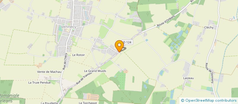 localisation de l'entreprise LAVENTURIMO à TRAINOU