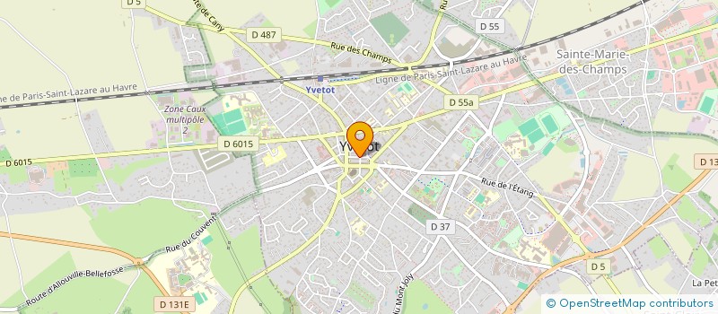 localisation de l'entreprise LAVENU.C  YVETOT