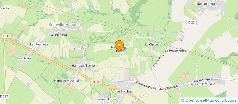 localisation de l'entreprise LAVENU ZAMC  LA HAGUE