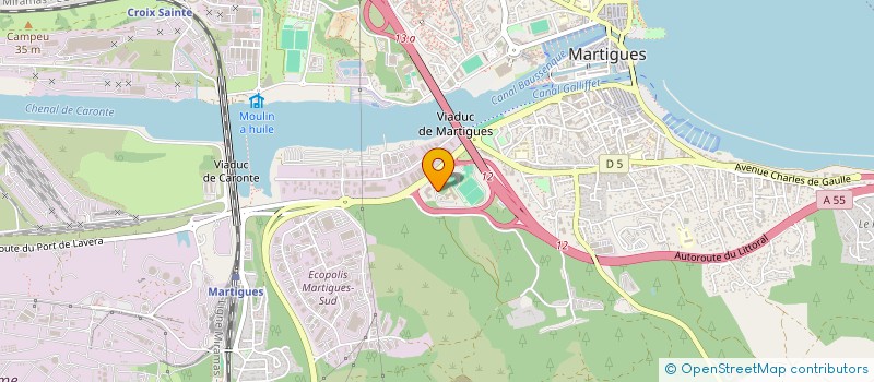 localisation de l'entreprise LAVERA'NGE  MARTIGUES