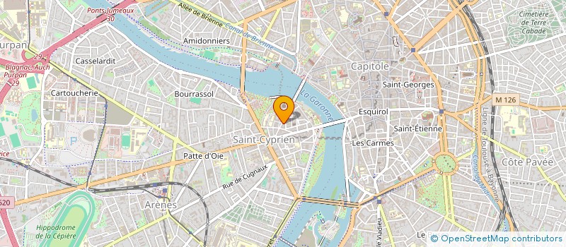 localisation de l'entreprise LAVERDET - ROUSSEL  TOULOUSE