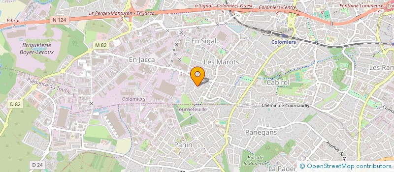 localisation de l'entreprise LAVERDI à COLOMIERS