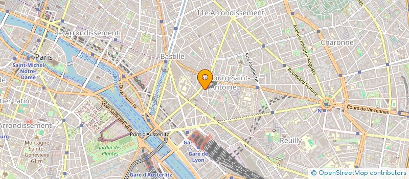 localisation de l'entreprise LAVERDURE ET FILS à PARIS