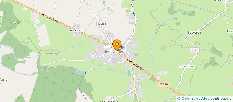 localisation de l'entreprise LAVERGN'AUTO à JUSSAC