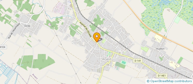 localisation de l'entreprise LAVERGNE  ARVERT