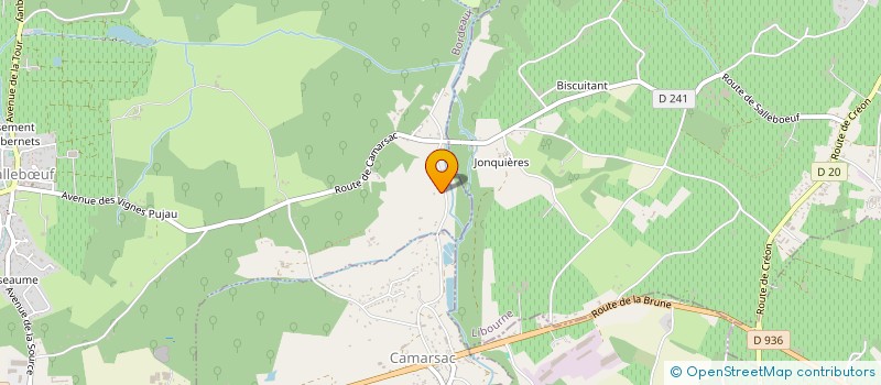 localisation de l'entreprise LAVERGNE  SALLEBUF