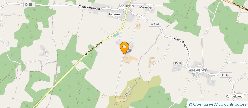 localisation de l'entreprise LAVERGNE  MAURRIN