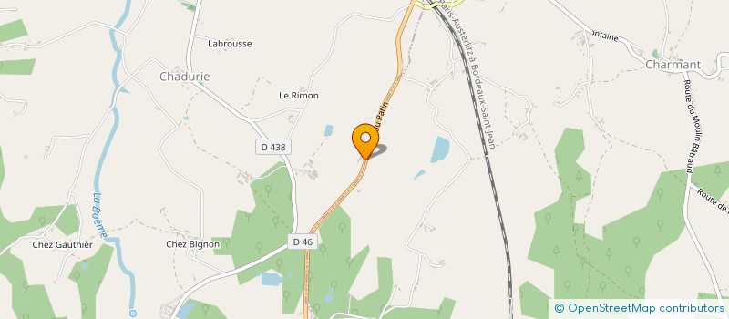 localisation de l'entreprise LAVERGNE CHADURIE à CHADURIE