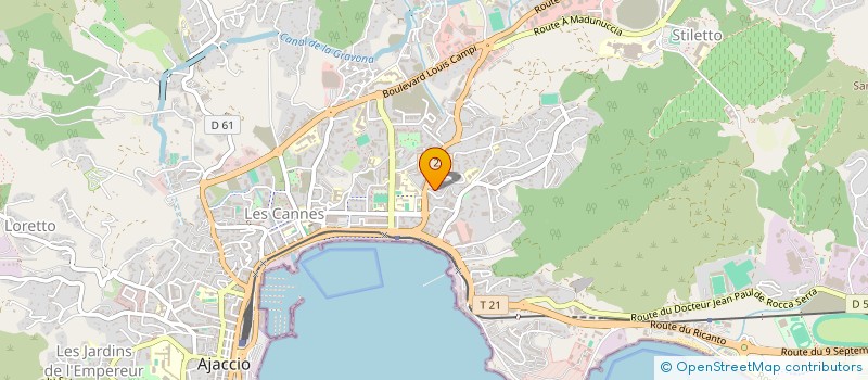 localisation de l'entreprise LAVERIE 2C à AJACCIO