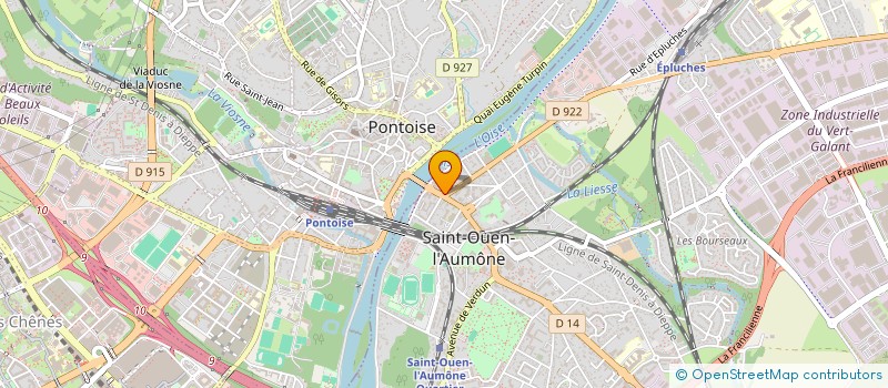 localisation de l'entreprise LAVERIE 7 à SAINT-OUEN-L'AUMONE