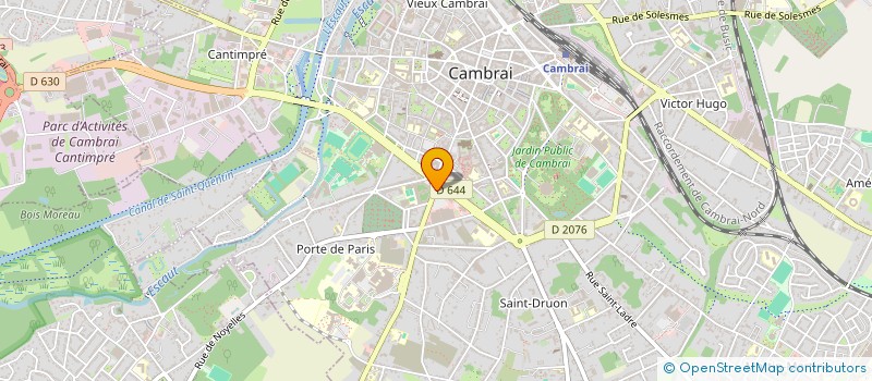 localisation de l'entreprise LAVERIE 7J 7 à CAMBRAI