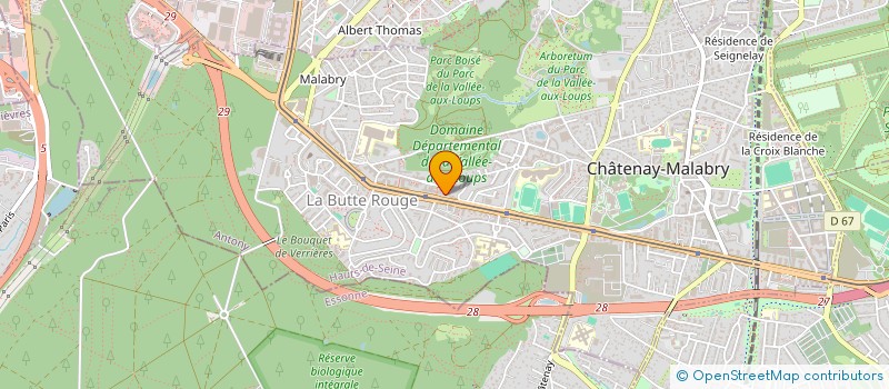 localisation de l'entreprise LAVERIE 92 BS  CHATENAY-MALABRY