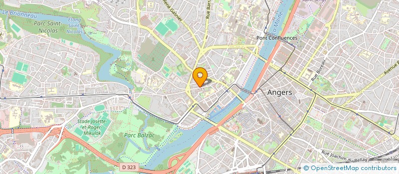 localisation de l'entreprise LAVERIE ACCES PROPRE à ANGERS