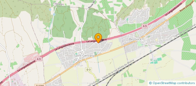 localisation de l'entreprise LAVERIE ADAL  SAINT-GERVASY