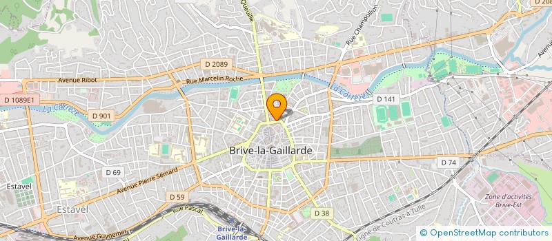 localisation de l'entreprise LAVERIE ANATOLE à BRIVE-LA-GAILLARDE