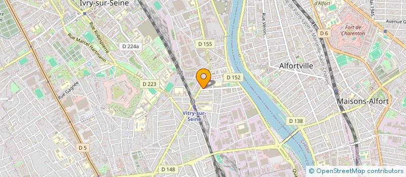 localisation de l'entreprise LAVERIE ANATOLE M. à VITRY-SUR-SEINE
