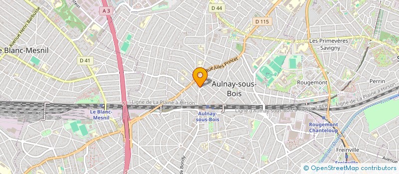 localisation de l'entreprise LAVERIE AUTOMATIQUE AULNAYSIENNE à AULNAY-SOUS-BOIS