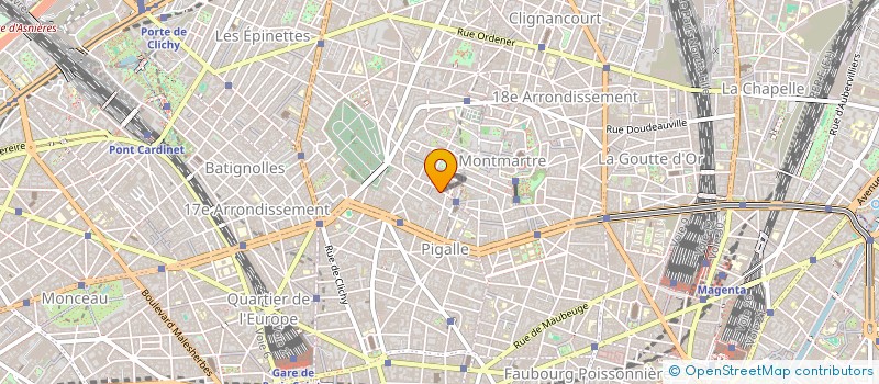 localisation de l'entreprise LAVERIE AUTOMATIQUE DE SAINT-OUEN  PARIS