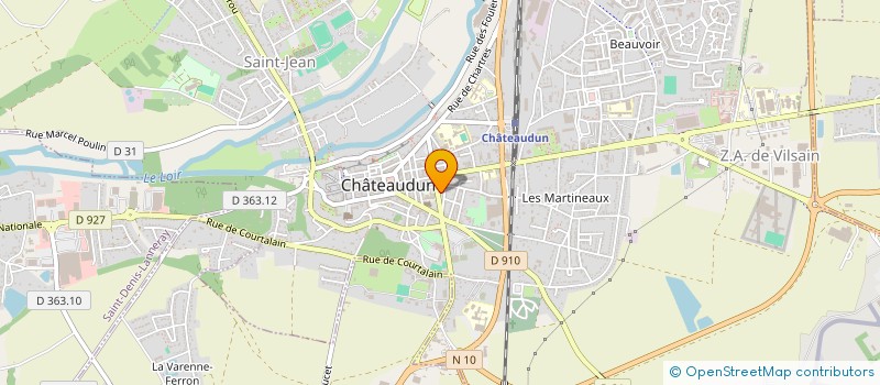 localisation de l'entreprise LAVERIE AUTOMATIQUE DE VARIZE à CHATEAUDUN