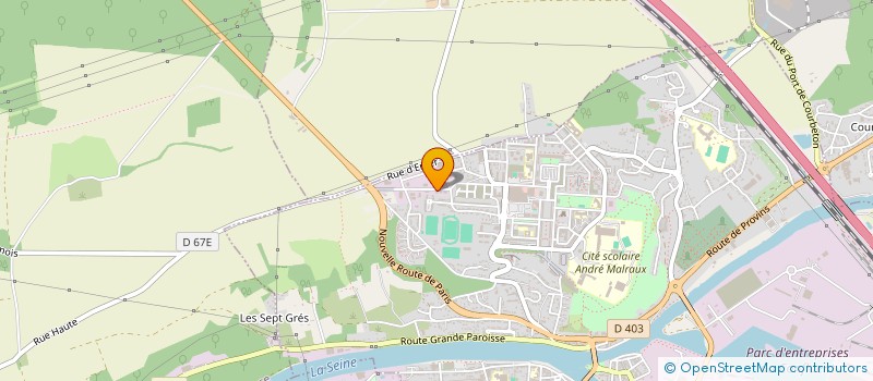 localisation de l'entreprise LAVERIE AUTOMATIQUE DU CONFLUENT  MONTEREAU-FAULT-YONNE