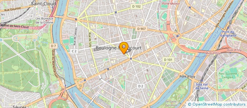 localisation de l'entreprise LAVERIE AUTOMATIQUE MAISON DOUBLEE à BOULOGNE-BILLANCOURT