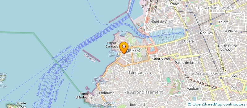 localisation de l'entreprise LAVERIE AUTOMATIQUE MARSEILLE CATALANS à MARSEILLE