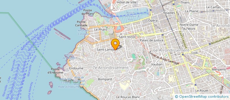 localisation de l'entreprise LAVERIE AUTOMATIQUE MARSEILLE ENDOUME à MARSEILLE